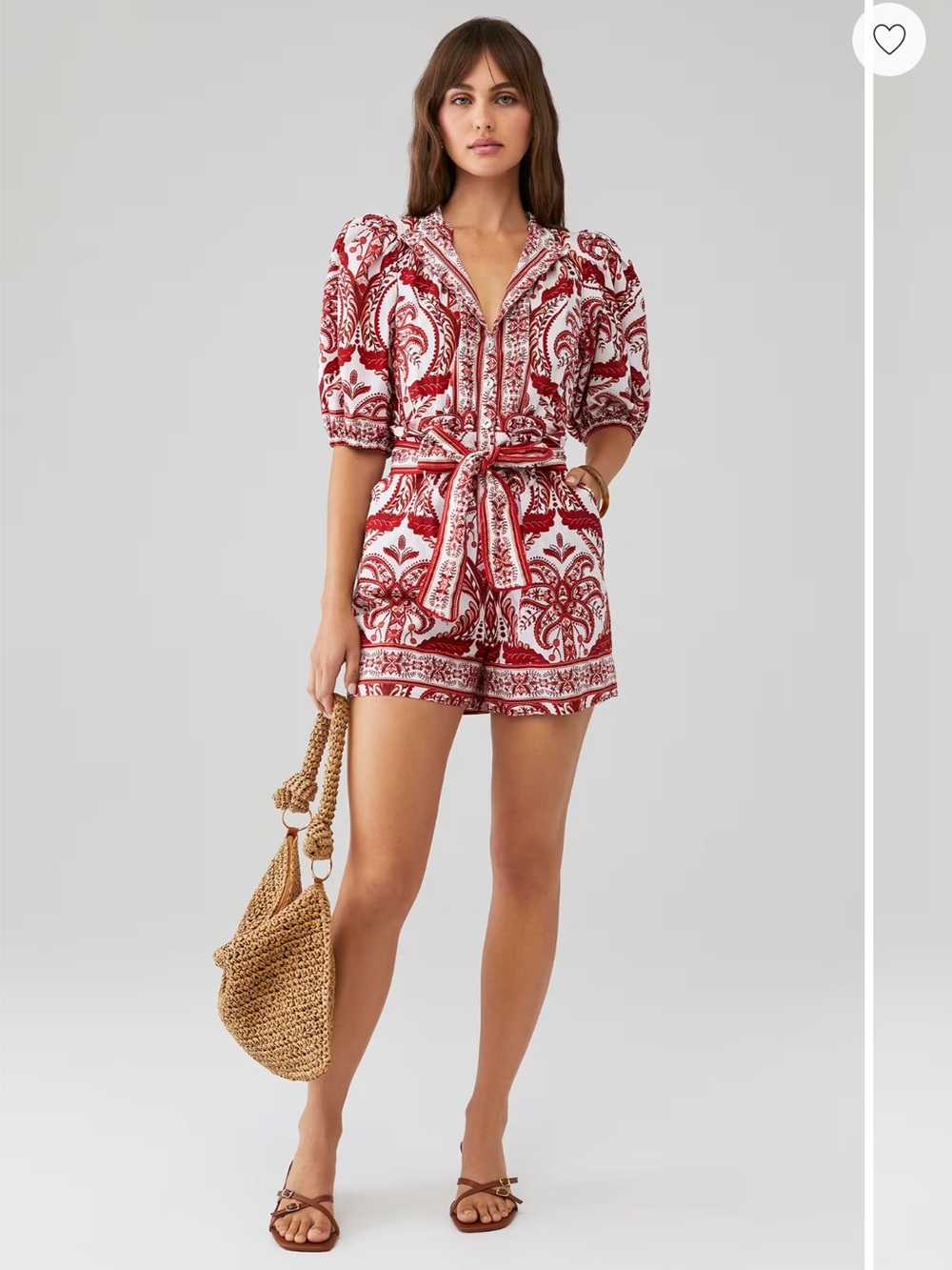 FARM Rio Tropical Cameo Romper - S